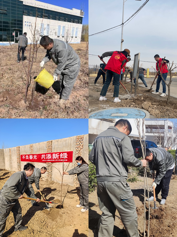 義務植樹添新綠 文明實踐護水源